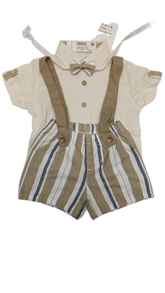 Set neonato con papillon tg.12/18mesi - AnyaGrace Kids